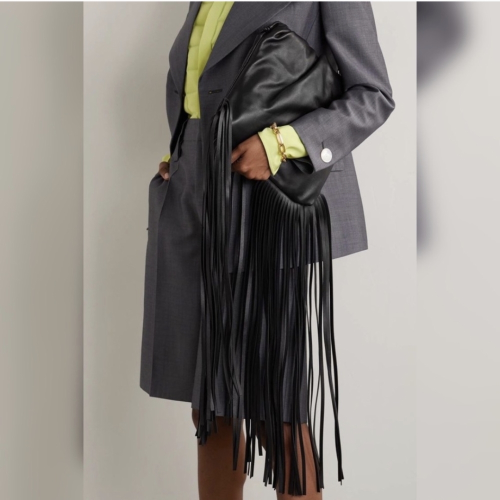 NEW BOTTEGA VENETA THE FRINGE POUCH